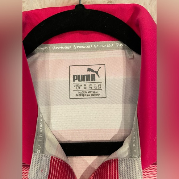 Puma Sleeveless Striped Golf Top - Picture 2 of 3